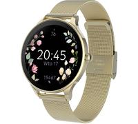 Forever, élégante smartwatch pour femme avec bracelet en acier inoxydable, or