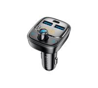 Forever Émetteur FM Bluetooth 2 x USB-A 1 x USB-C PD 30W TR-370 noir