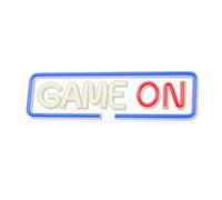 Forever Enseigne LED de néon "GAME ON" - Eclairage décoratif multicolore - Design moderne avec fonction dimmable