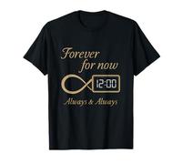 Forever for Now Horloge Infinie pour Couple T-Shirt