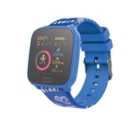Forever GO JW-100 Montre Smartwatch Enfants Pas, heure, date, gestion de la musique, alarme, bleu