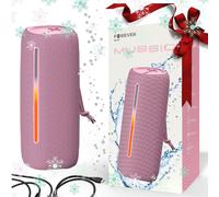 Forever Haut-parleur Bluetooth LED rose