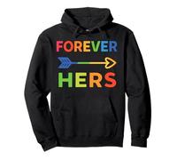 Forever Hers LGBTQ Pride Love Romance Sweat à Capuche