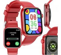 MONTRE CONNECTEE INTELLIGENTE IGO WATCH 3 ASSISTANT VOCAL - FREQUENCE CARDIAQUE - IP67 BLUETOOTH 5.3 - ROUGE