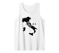 Forever Italy Graphic Tees - I Love Italy, Italy Map Graphic Débardeur