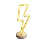 Forever Light Enseignes lumineuses sur pied LED PIORUN blanc Veilleuses FSNE03