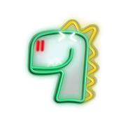 Forever Light FLNJ02 Veilleuse néon LED JURASSIC DINO enseigne lumineuse LED signe vert