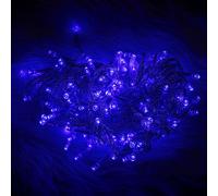 Forever Light Guirlande lumineuse à LED avec 180 lumières 8 modes, éclairage de Noël à LED bleu intérieur 14,4m