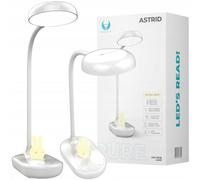 FOREVER Light Lapin LED Blanc Sans Fil, 4.5W, 5h, Travail, Lampe, USB C, Veilleuse, Réglable, Luminosité, pour Enfants, Jouet, Éducatif pour, Apprentissage, et Lecture