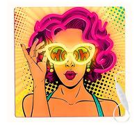 FOREVER Light LED Néon ART Enseigne Lumineuse Power Woman - Éclairage LED Multicolore pour la Maison Restaurants - Enseigne LED Néon Économique avec USB - Art LED Parfait avec Réglage de Luminosité