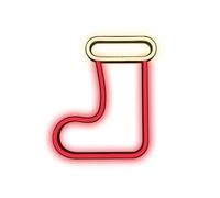 Forever Light Néon LED CHAMPIGNON DE NOËL Décoration de fenêtre Blanc et rouge Néon, USB et à piles Décoration de Noël Lumières de Noël