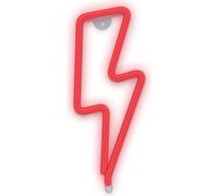 Forever Light Neon LED Decorazione,USB, segno luminoso, illuminazione, per soggiorno, Festa, Camera da letto (Fulmine)