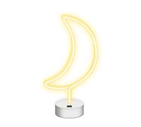 Forever Light Néon LED Lune support blanc NNE06 Néolia Veilleuses