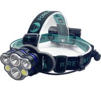 Forever Light T6 2x 10W LED + 2x 3W 500lm 1200mAh Phare Lampe Frontale Sitrnlampe Camping Interrupteur LED