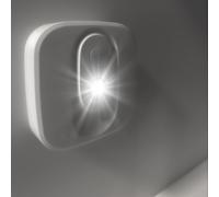FOREVER Veilleuse avec détecteur de mouvement PIR LED FLC-02 3 x AAA, 4000 K (lampe de nuit pour chambre d'enfant, blanc), capteur de lumière marche/arrêt automatique pour armoire, couloir, escaliers,