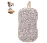 Forever Lot de 8 éponges réutilisables en microfibre pour le nettoyage de la vaisselle et de la cuisine (beige)