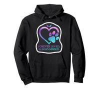 Forever Loved Always Missed Cœur en Forme de Patte pour Animal Domestique Sweat à Capuche