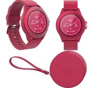 FOREVER Colorum Montre connecte 1,22"" tanche IP68 pour homme et femme - Unisexe - Rose - Diffrents modes de sport au choix - Cale
