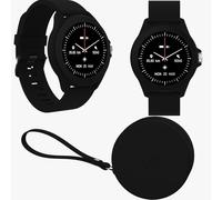 Forever Montre Connectée Ronde Colorum Cw-300 - Montre Sport Homme Femme Avec Podometre - Smartwatch Etanche Ip68 - Montre Connectée Grande Autonomie - Montre Connectée Android Ios - Violet