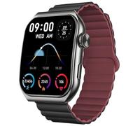 FOREVER Montre Connectée Telephone Tiron SWM-300 Noir -1,96 Pouces Écran Tactile 3D - Montre Tension Arterielle avec Podometre Cardio - Montre Connectée Homme Sport - Smartwatch iOS Android