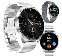 Montre Connectée Luxe Homme Appels Suivi Sport Santé Etanche Grand 2 Forever Argent