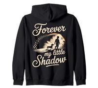 Forever My Little Shadow Teckel Silhouette Vintage Sweat à Capuche