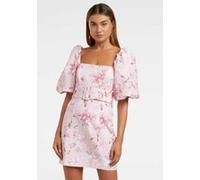 Forever New Ashley Puff Sleeve Mini Dress Light Pink Sienna Taille: 16 | Robes Mini Outlet | Femme | Marron