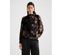 Forever New Forever New Black Amaya Drape Blouse