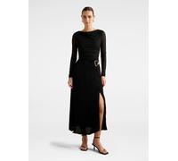 Forever New Forever New Black Arabella 2-In-1 Midi Dress Black EU 36 (UK 8)