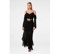 Forever New Forever New Black Astrid Boho Ruffle Maxi Dress Black 12