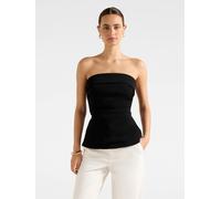 Forever New Forever New Black Bronte Tucked Bandeau Top