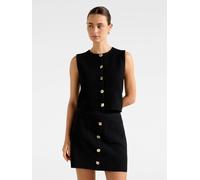 Forever New Forever New Black Elyse Knitted Tank Top