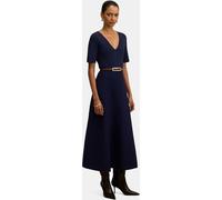 Forever New Forever New Blue Celia Petite Short Sleeves Midi Dress Blue 42