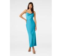 Forever New Forever New Blue Mia Satin Maxi Dress Blue EU 38 (UK 10)