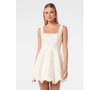 Forever New Forever New Brenda Bubble Mini Robe Blanc EU 40 (UK 12)