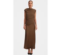 Forever New Forever New Brown Aurora 2 In 1 Slip Midi Dress Brown EU 40 (UK 12)