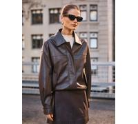 Forever New Forever New Brown Maxine Bomber Jacket