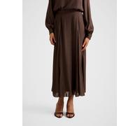 Forever New Forever New Brown Preslee Godet Midi Skirt Brown EU 38 (UK 10)