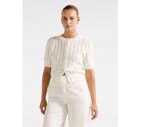 Forever New Forever New Cream Bianca Stitch Detail Knitted Top