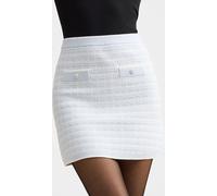 Forever New Forever New Isla Check Knitted Skirt Bleu xsmall