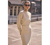 Forever New Forever New Natural Cora Cinched Hem Knitted Jumper