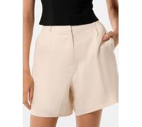 Forever New Forever New Natural Pure 100% Linen Lucinda Bermuda Shorts Natural EU 36 (UK 8)