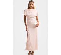 Forever New Forever New Pink Genevieve Satin Drape Maxi Dress Pink EU 40 (UK 12)