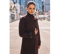 Forever New Forever New Purple Heidi Double Breasted Wrap Coat