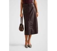 Forever New Forever New Red Jaelyn Midi Skirt Red EU 36 (UK 8)