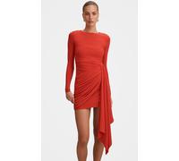 Forever New Forever New Red Susie Draped Jersey Mini Dress Red EU 42 (UK 14)