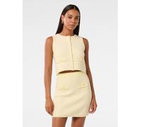 Forever New Forever New Yellow Aria Boucle Knitted Tank Top