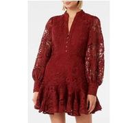 Forever New Iris Lace Mini Dress Rio Red Taille: 6 | Robes Mini Outlet | Femme | Rouge