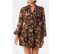 Forever New Lowrie Ruffle Mini Dress Print Option 1 Taille: 10 | Robes Mini Outlet | Femme