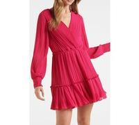 Forever New Paris Pleat Mini Dress Bright Rose Taille: 16 | Robes Mini Outlet | Femme | Rose